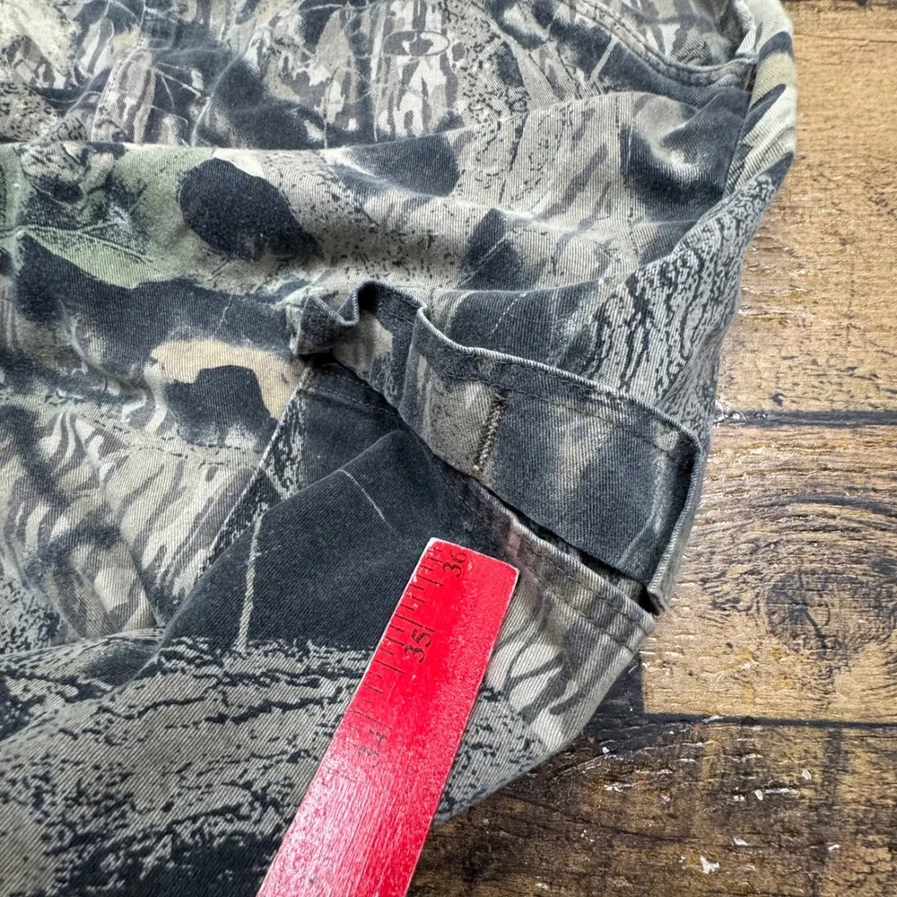 Commander Camo Cargo Pants Mens Size Large reg Outdoor Hunting‎ Fishing Workwear